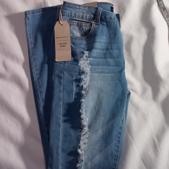 AMERICAN BAZI LOW RISE SKINNY JEANS - Picture 9 of 10